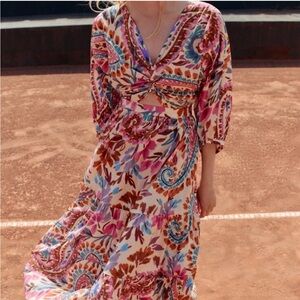 Zara Multicolor Floral Dress